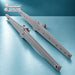 Vestel Kenwood dishwasher upper and lower spray arm set 42153409 and 42151581, reverse faces