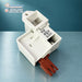 Genuine Vestel tumble dryer door lock switch 32035780, front view with connector