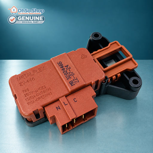 Metalflex ZV-446 door interlock marked 32024465 with 250V rating label, genuine Vestel 32035412