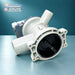 35W washing machine drain pump with housing for Midea and Logik, filter fitted