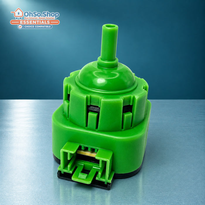 Water level pressure switch for Indesit and Hotpoint washing machines, connector view