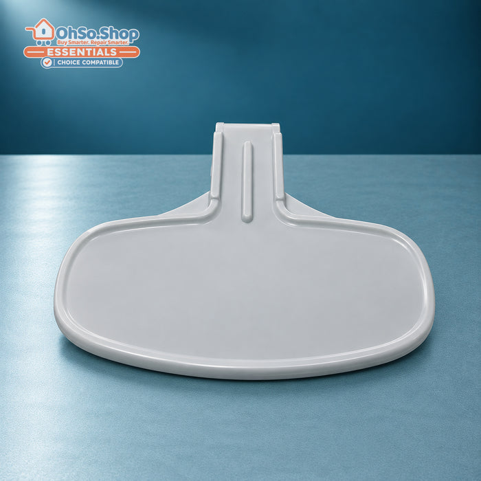 White washing machine door handle for Hoover and Candy, front detail of the grip