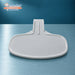 White washing machine door handle for Hoover and Candy, front detail of the grip