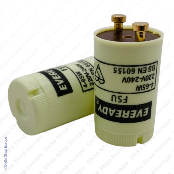Eveready Fluorescent Tube Starter 4-65W 2 Pack FSU