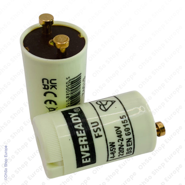 Eveready Fluorescent Tube Starter 4-65W 2 Pack FSU