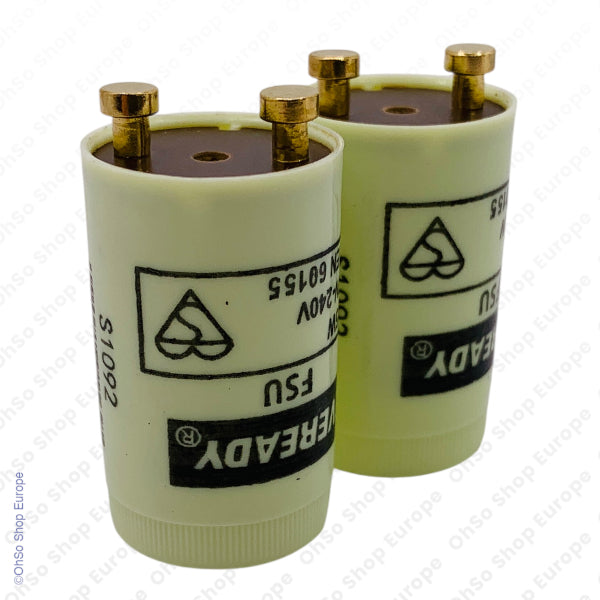 Eveready Fluorescent Tube Starter 4-65W 2 Pack FSU