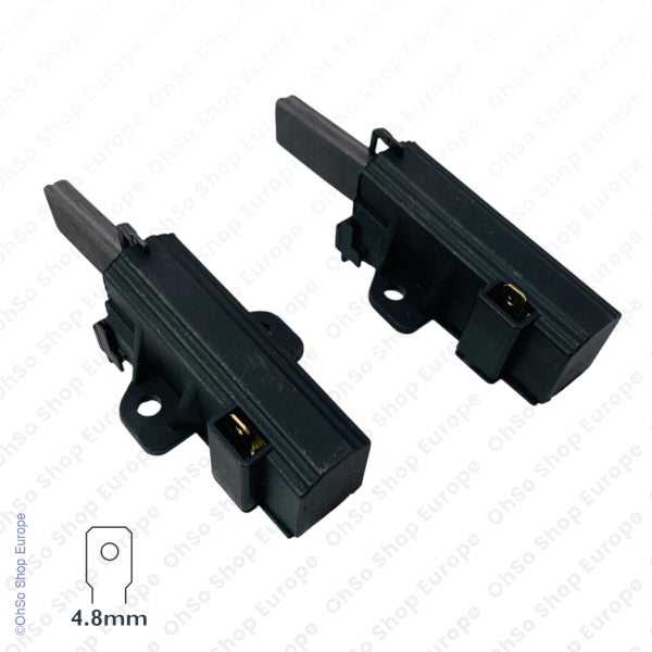 Compatible Washing Machine Motor Carbon Brushes – Fits Zanussi, AEG, Electrolux, Whirlpool, Indesit and More (Pack of 2)